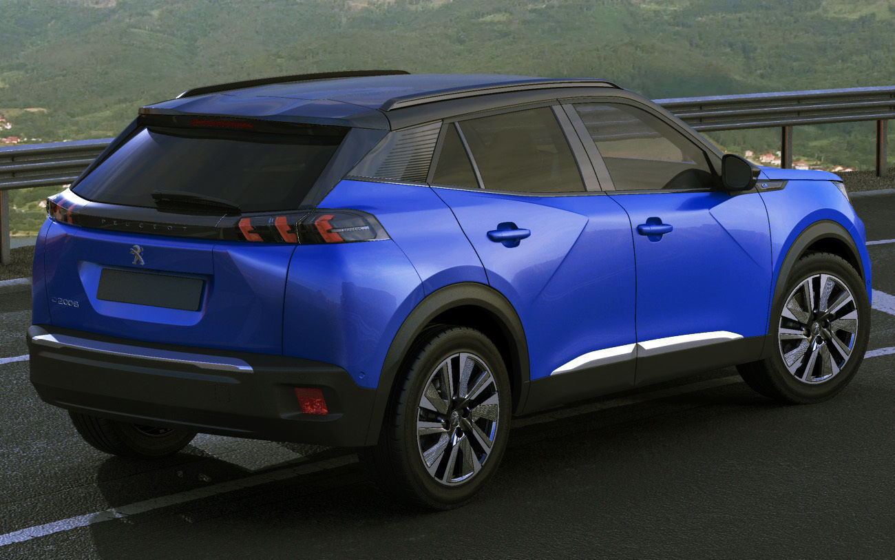 Peugeot e-2008 2020 3D model_14