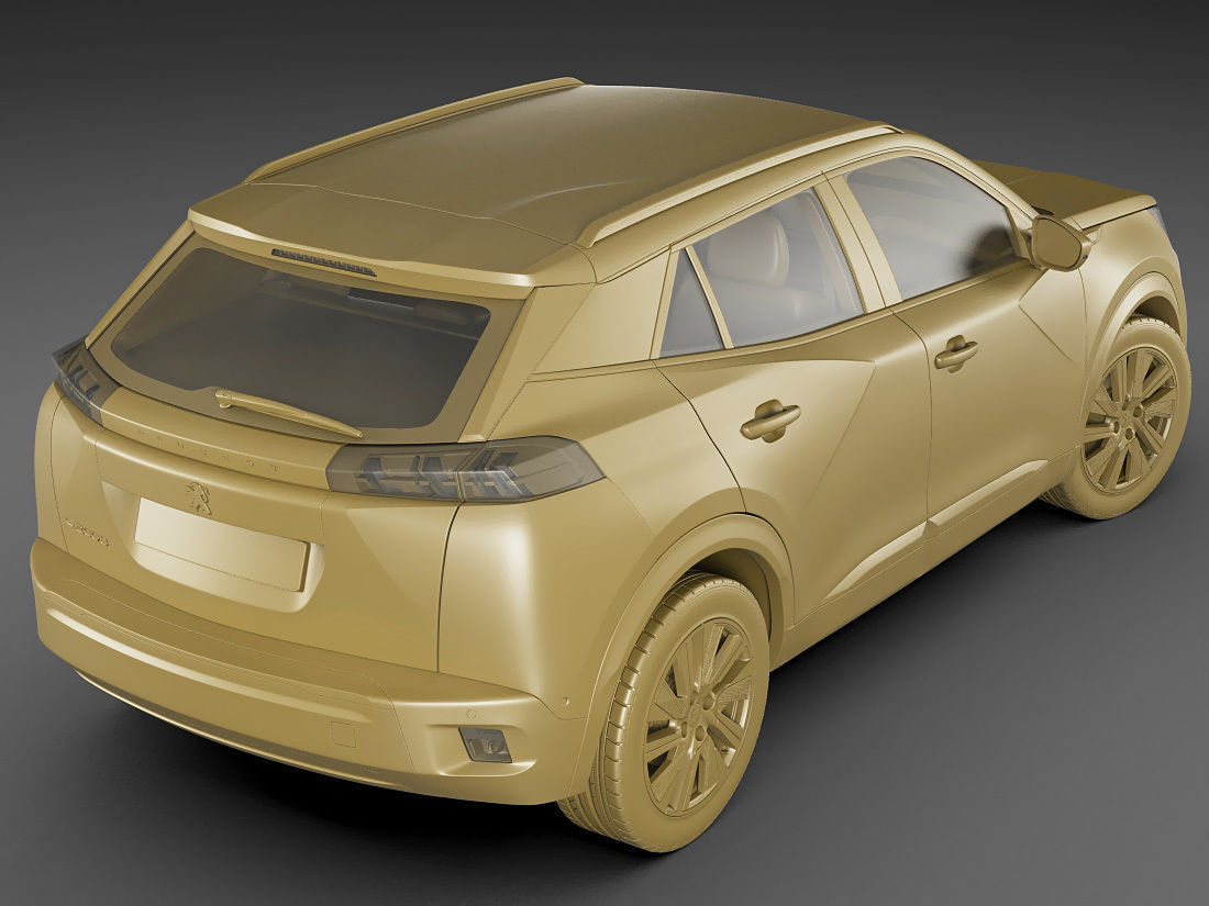 Peugeot e-2008 2020 3D model_16