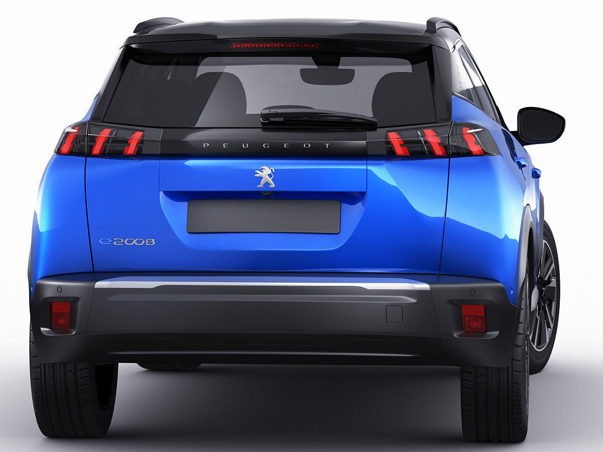 Peugeot e-2008 2020 3D model_11