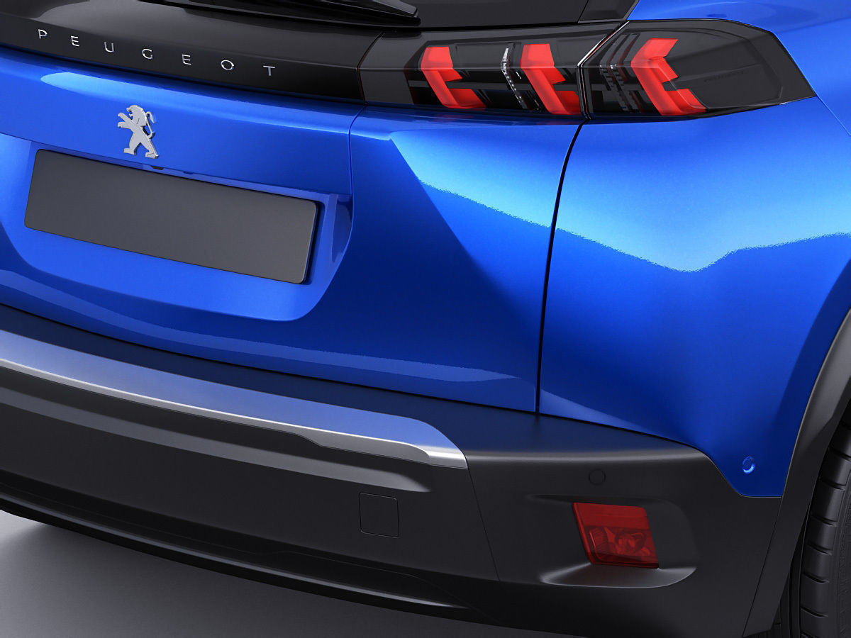 Peugeot e-2008 2020 3D model_4