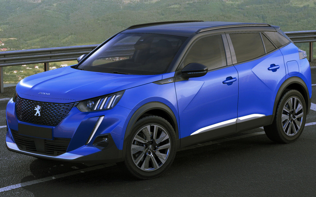Peugeot e-2008 2020 3D model_13
