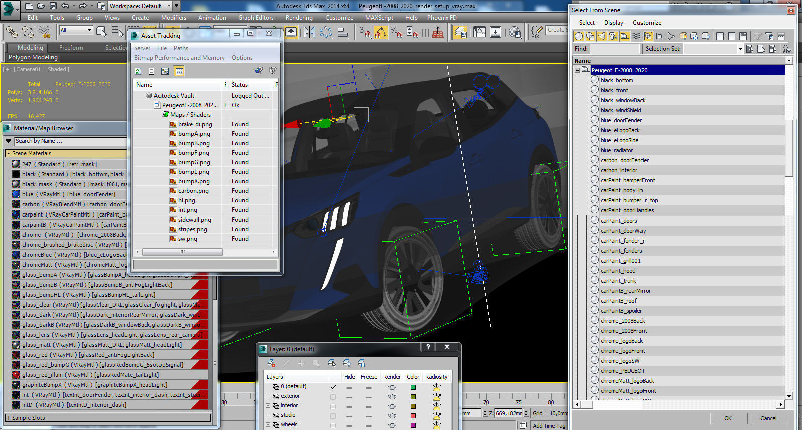 Peugeot e-2008 2020 3D model_22