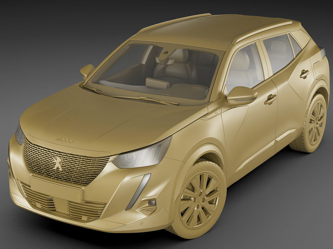Peugeot e-2008 2020 3D model_15