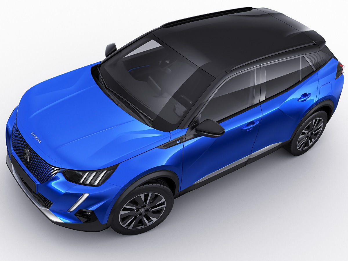 Peugeot e-2008 2020 3D model_5