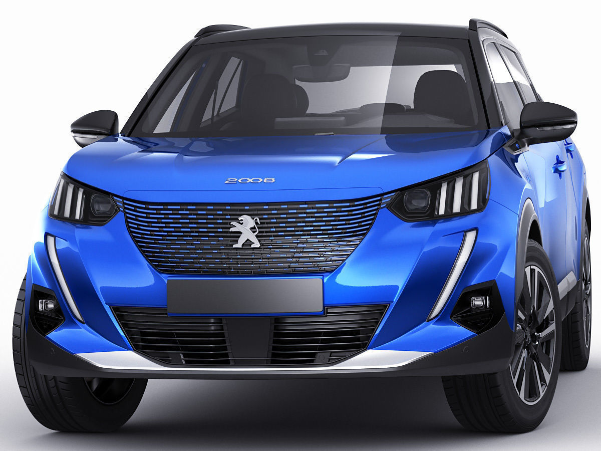 Peugeot e-2008 2020 3D model_10