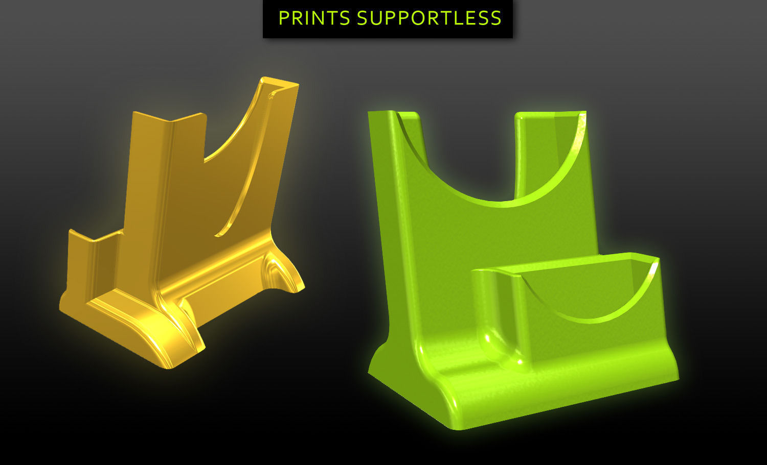 Brochure stand 3D print model_1