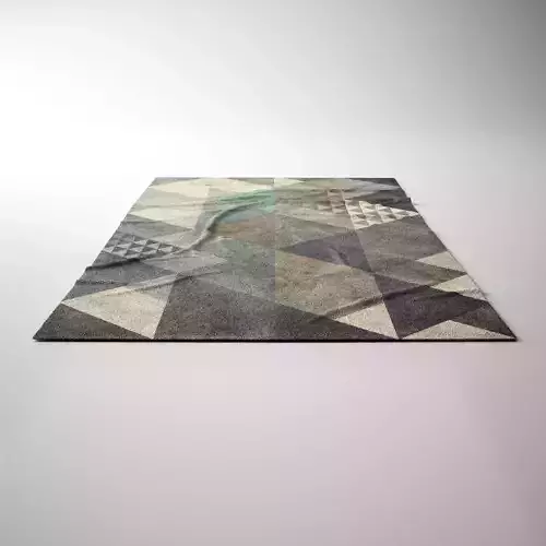 Contemporary Carpet - Rug 3D model