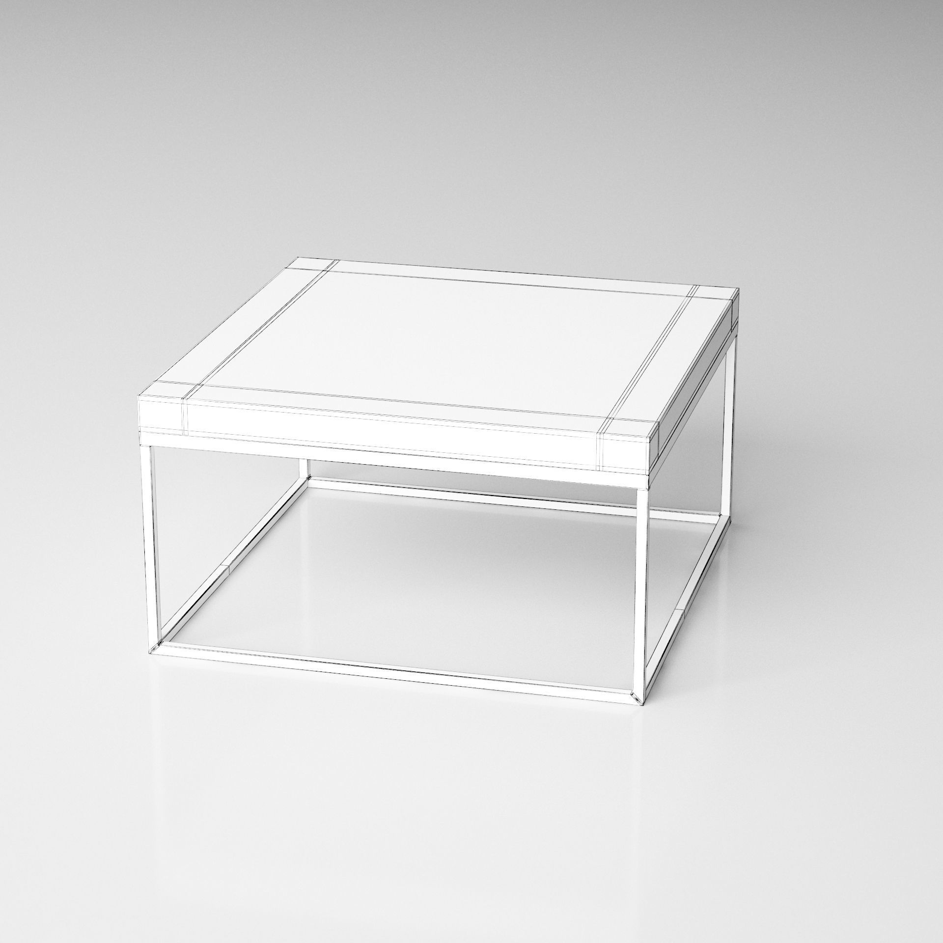 Coffee Table - High Quality Furniture 04 Free low-poly 3D model_3