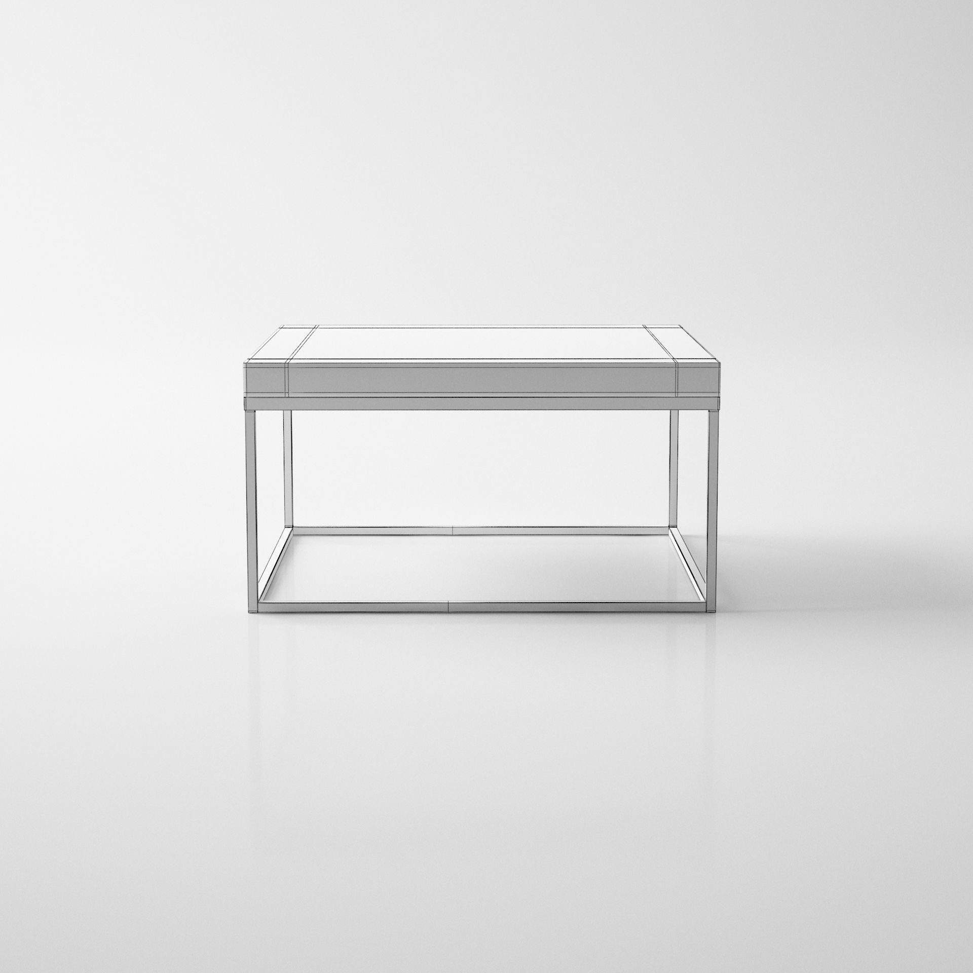 Coffee Table - High Quality Furniture 04 Free low-poly 3D model_1