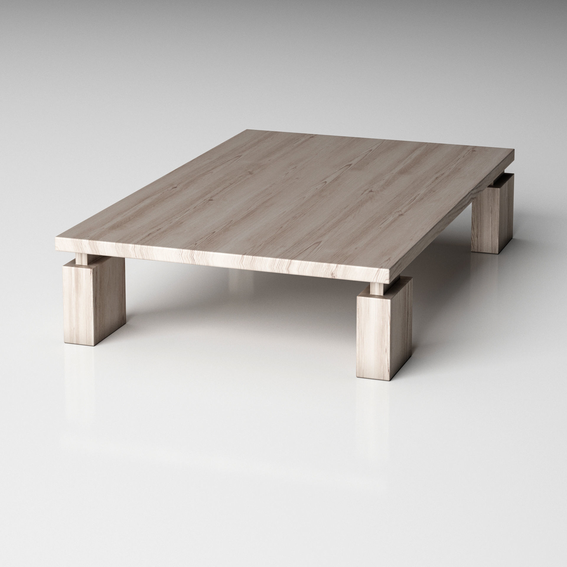 Coffee Table - High Quality Furniture 05 Low-poly 3D model_2