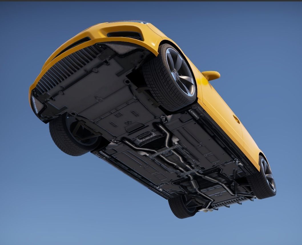 Realistic Car HD 03 Low-poly 3D model_21