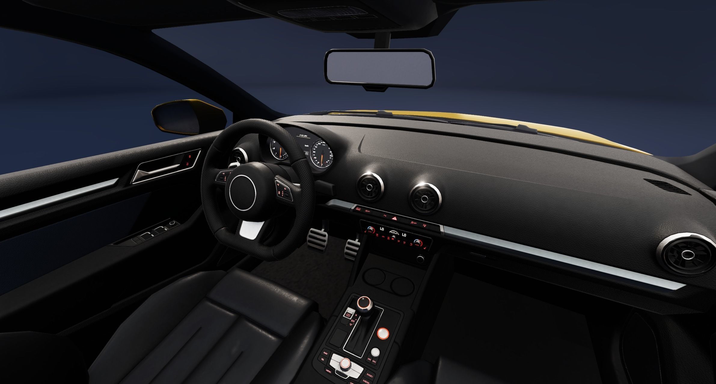 Realistic Car HD 03 Low-poly 3D model_18