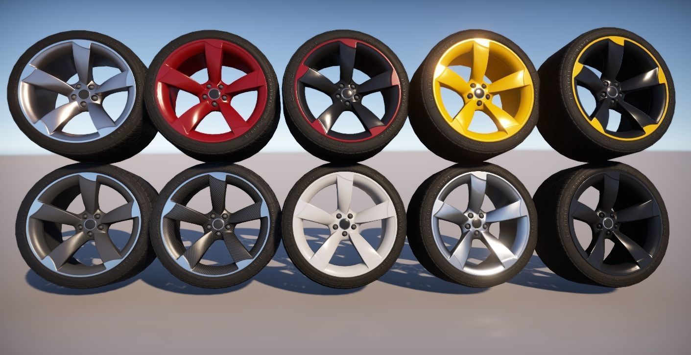 Realistic Car HD 03 Low-poly 3D model_24