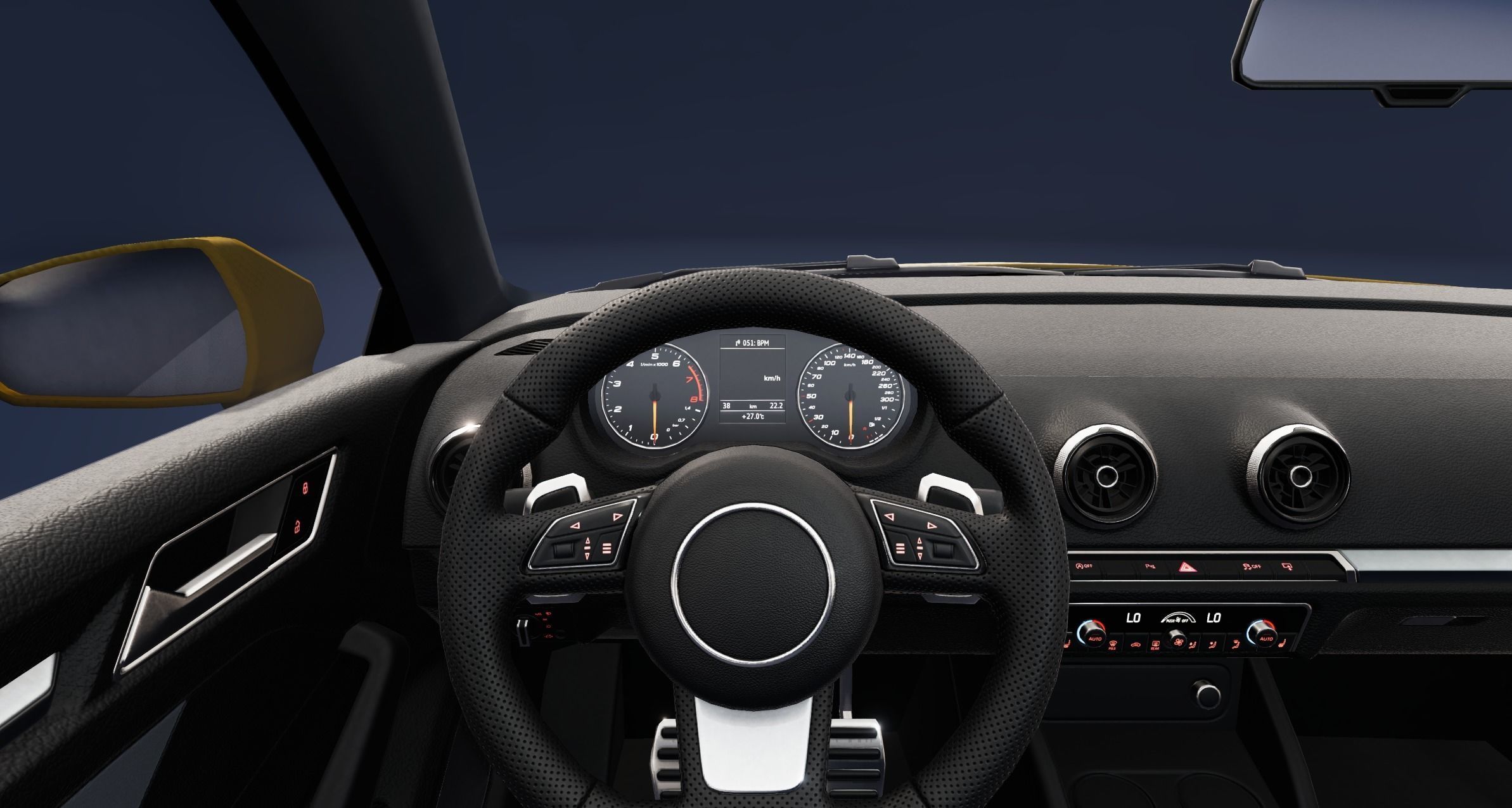 Realistic Car HD 03 Low-poly 3D model_11