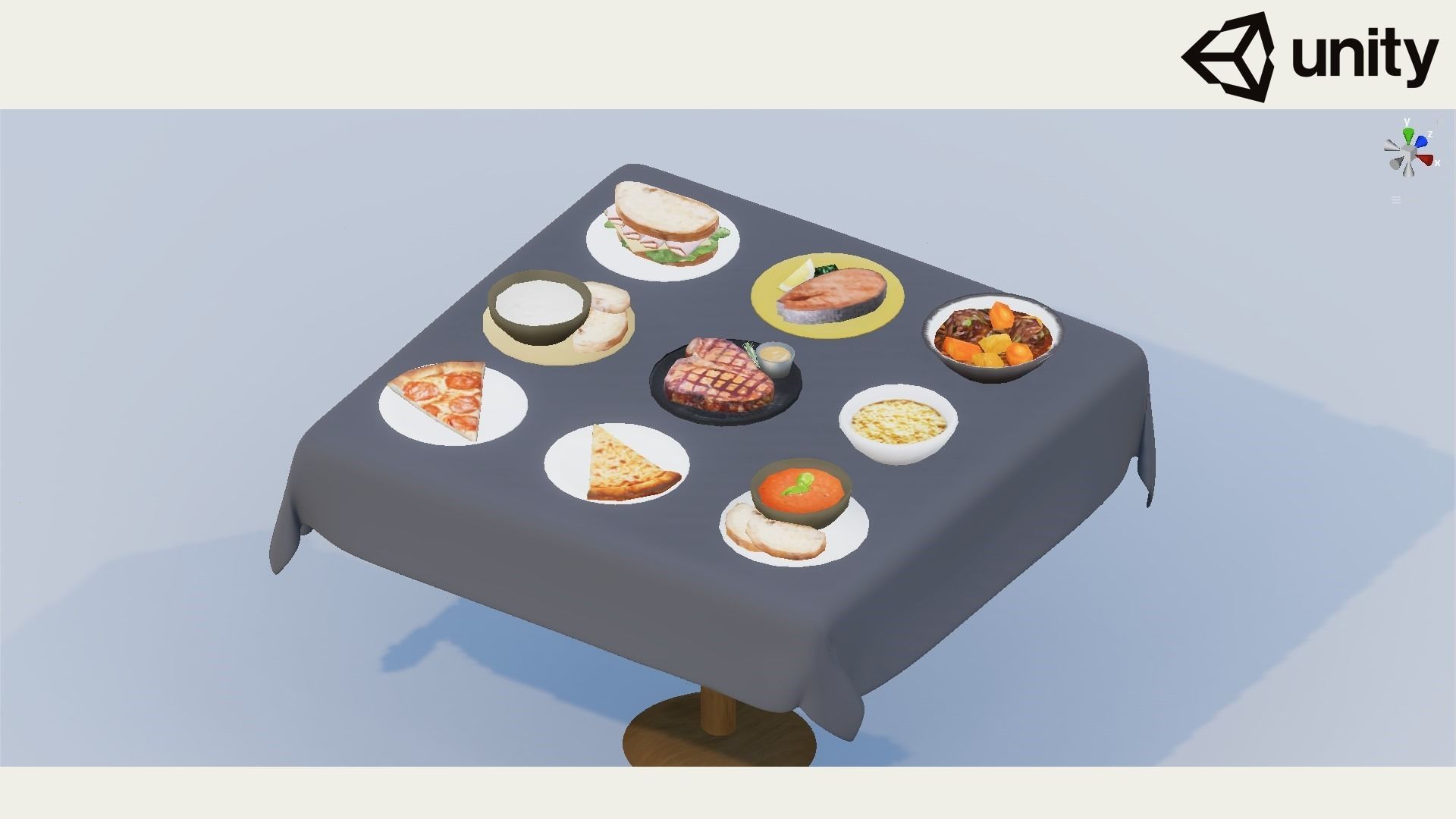 Food pack G05 Low-poly 3D model_8