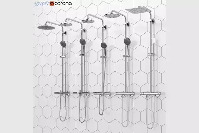 Shower systems GROHE Vitalio set 48