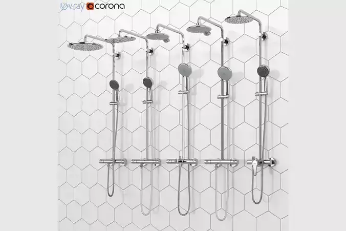 Shower systems GROHE Vitalio set 49