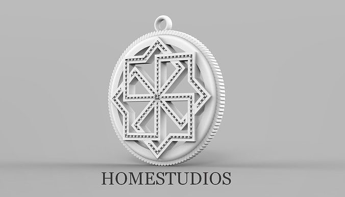 RUNIC PENDANT 15 3D print model