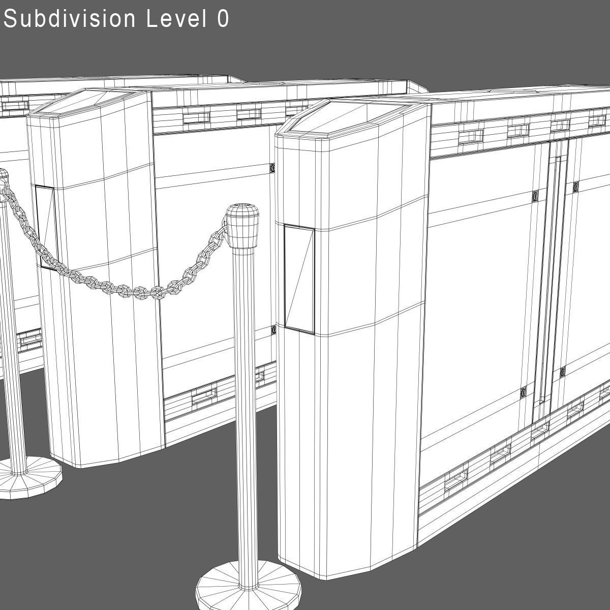 Intelligent Flap Gate 3D model_7