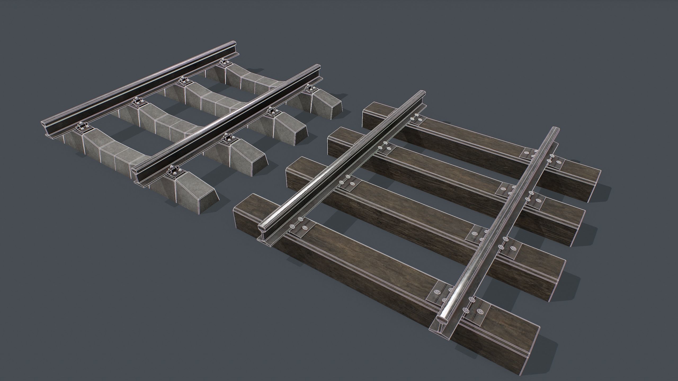 Bogie PBR Low-poly 3D model_10