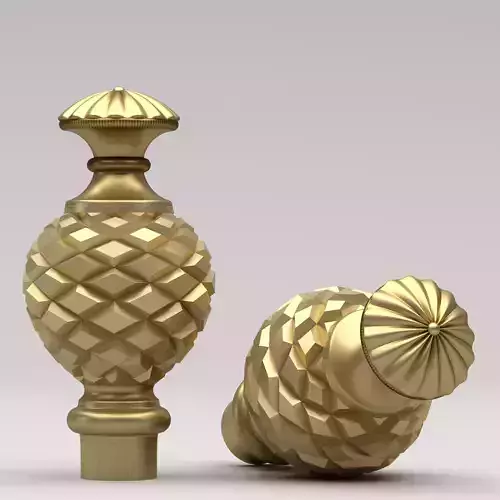 Carved Finial 3D model