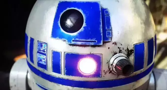 R2D2 Robot 3D model