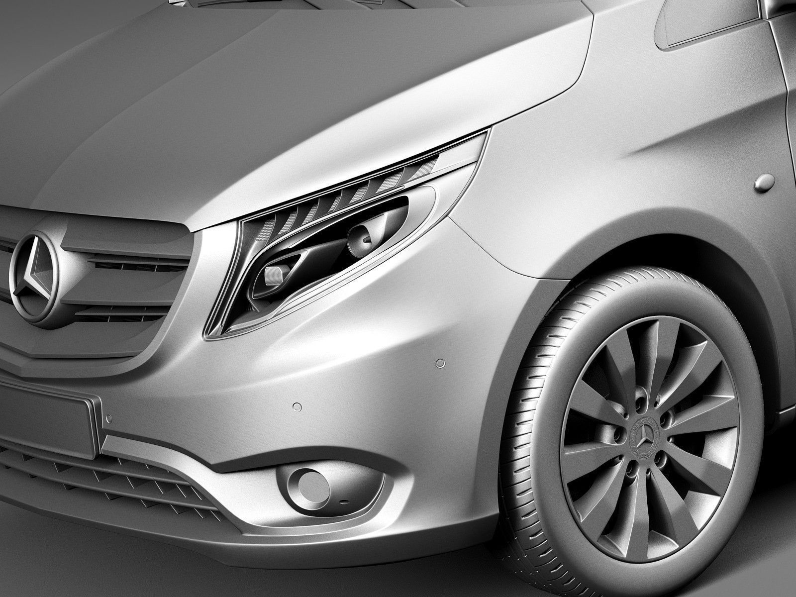 Mercedes-Benz Vito Tourer 2015 3D model_9