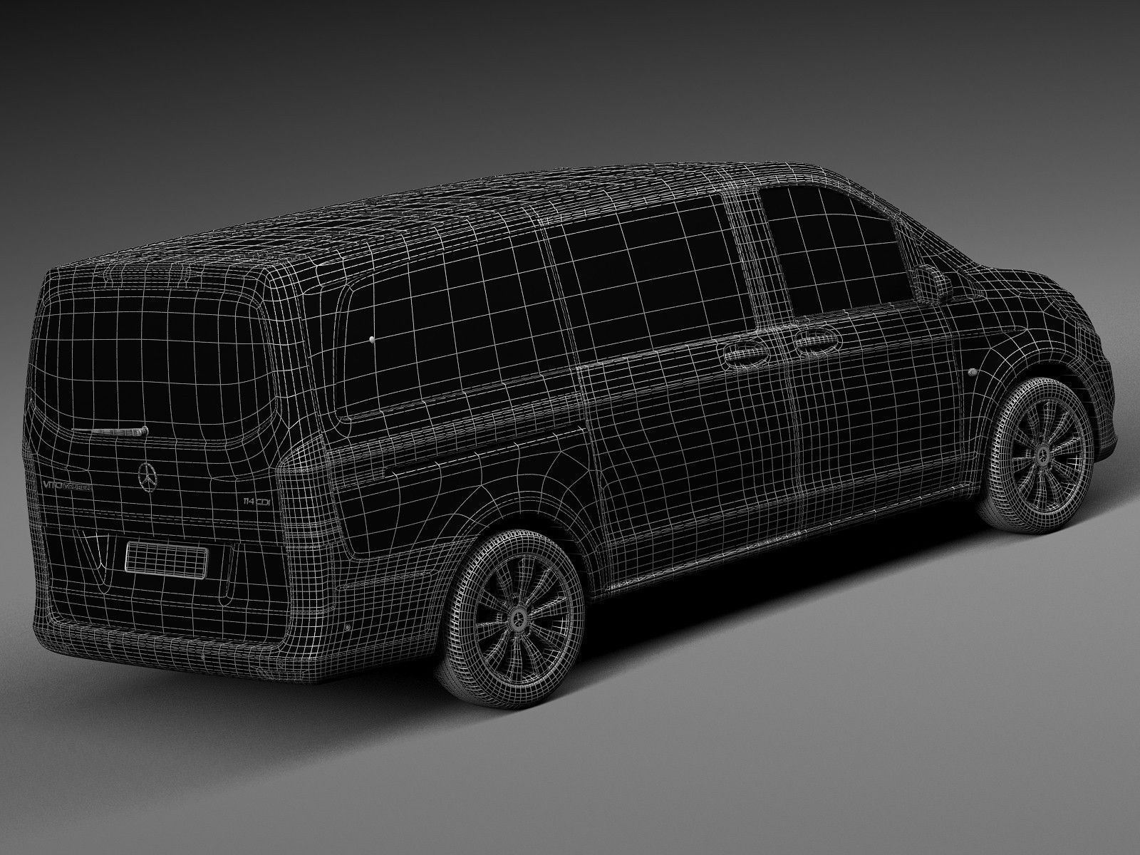 Mercedes-Benz Vito Tourer 2015 3D model_15