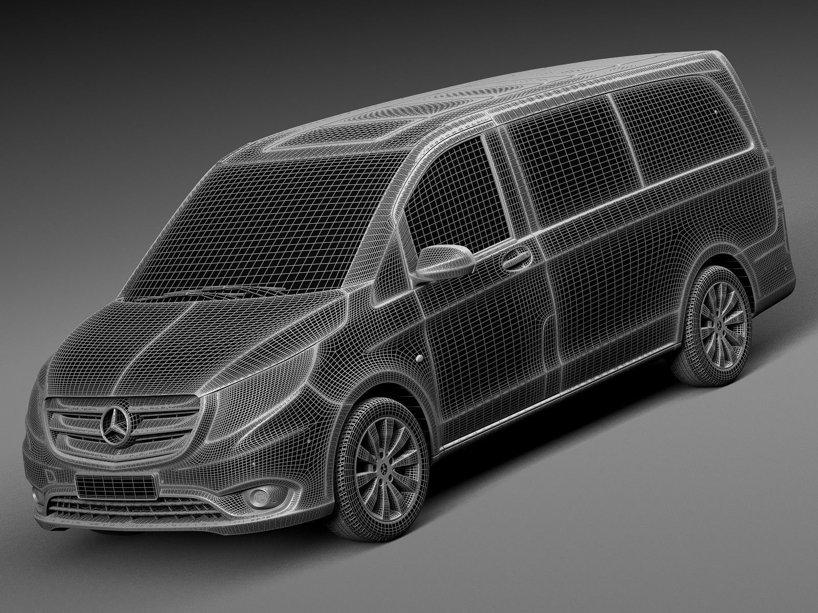 Mercedes-Benz Vito Tourer 2015 3D model_12