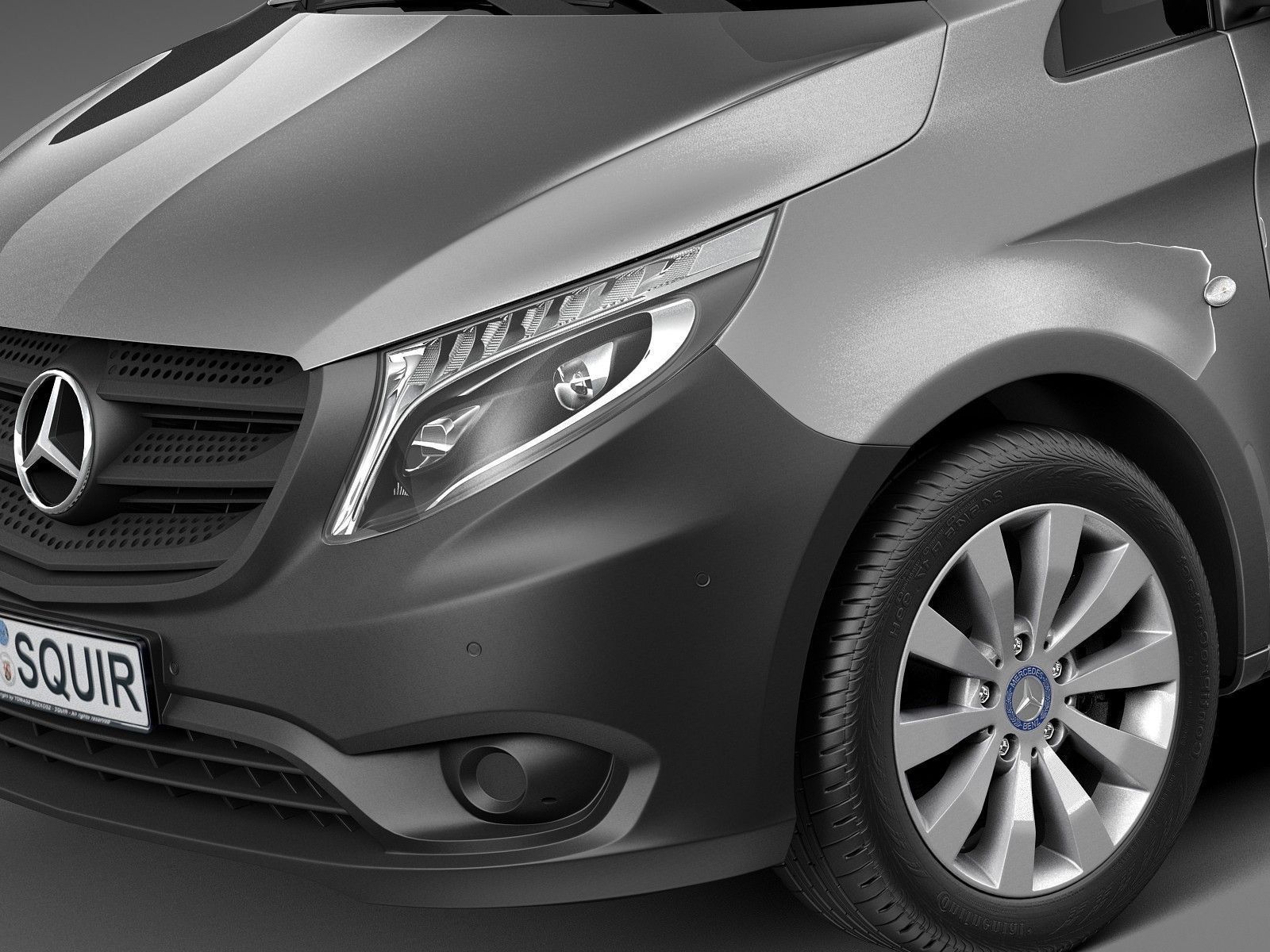 Mercedes-Benz Vito Tourer 2015 3D model_2