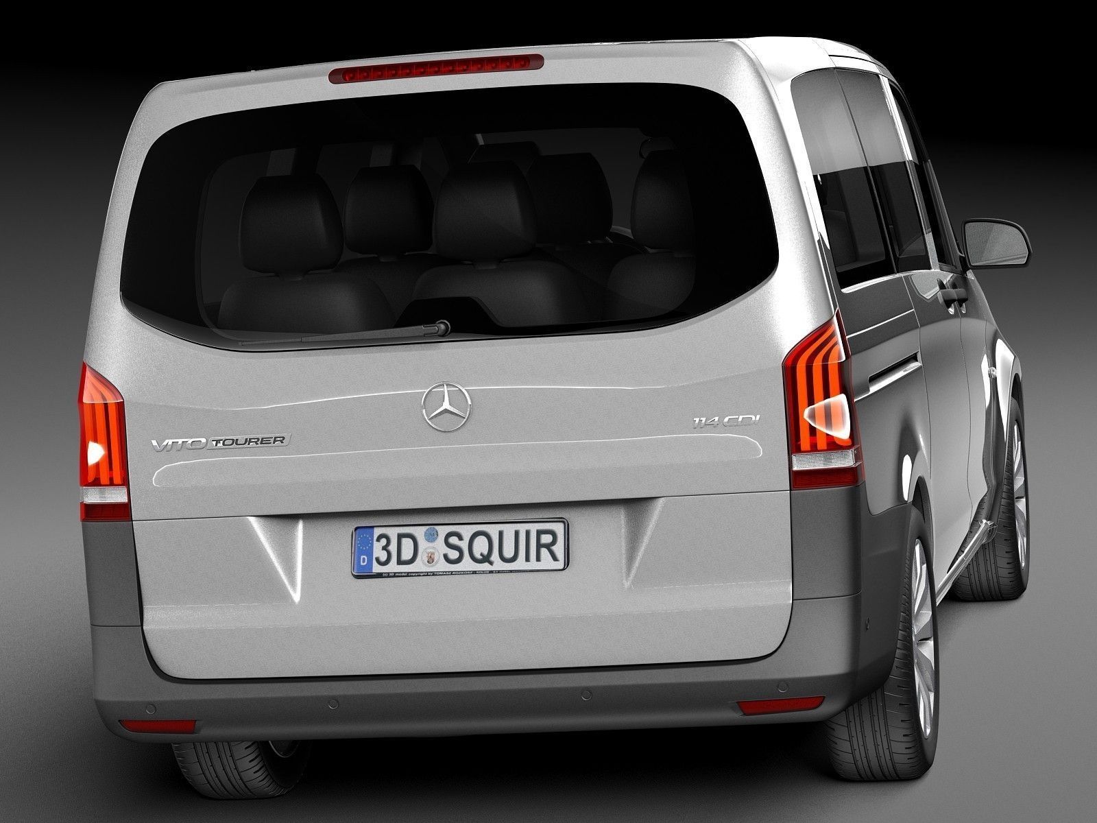 Mercedes-Benz Vito Tourer 2015 3D model_5