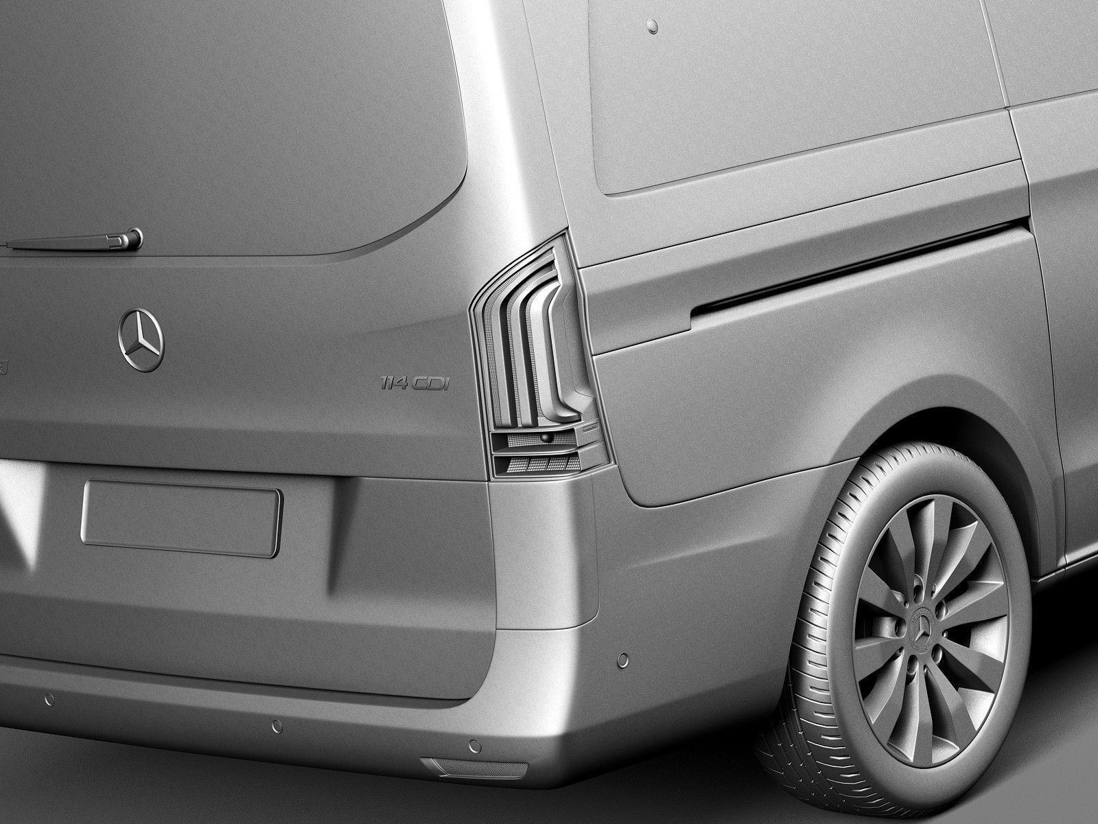 Mercedes-Benz Vito Tourer 2015 3D model_10