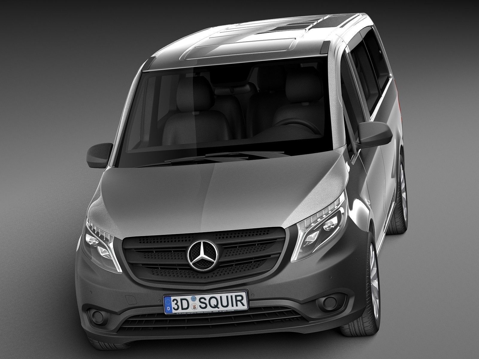 Mercedes-Benz Vito Tourer 2015 3D model_1