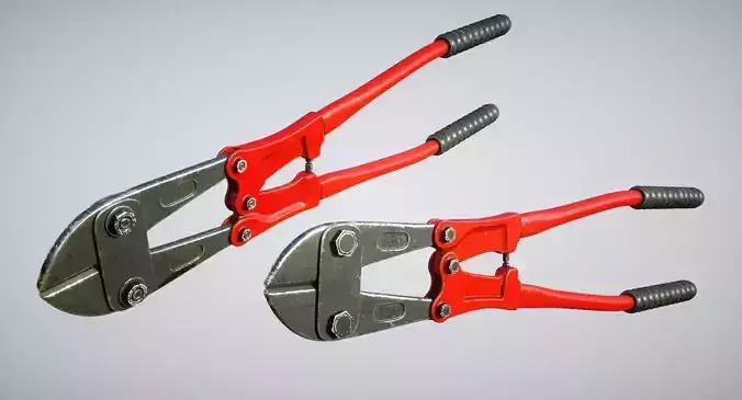 Bolt Cutter Low-poly 3D model