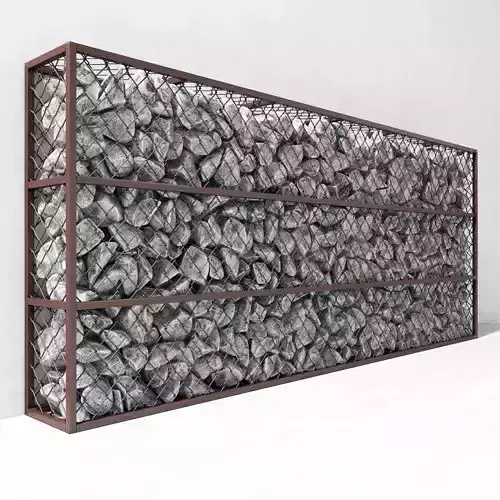 Gabion stone big 3D model