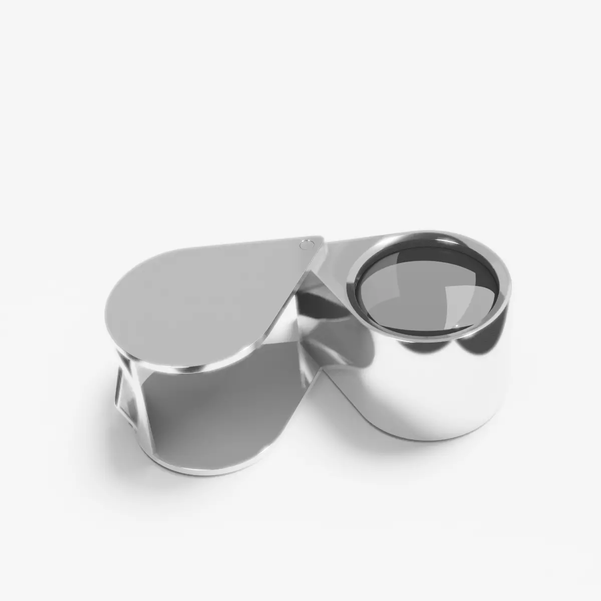 Magnifying glass - lupe 3D model 3D model