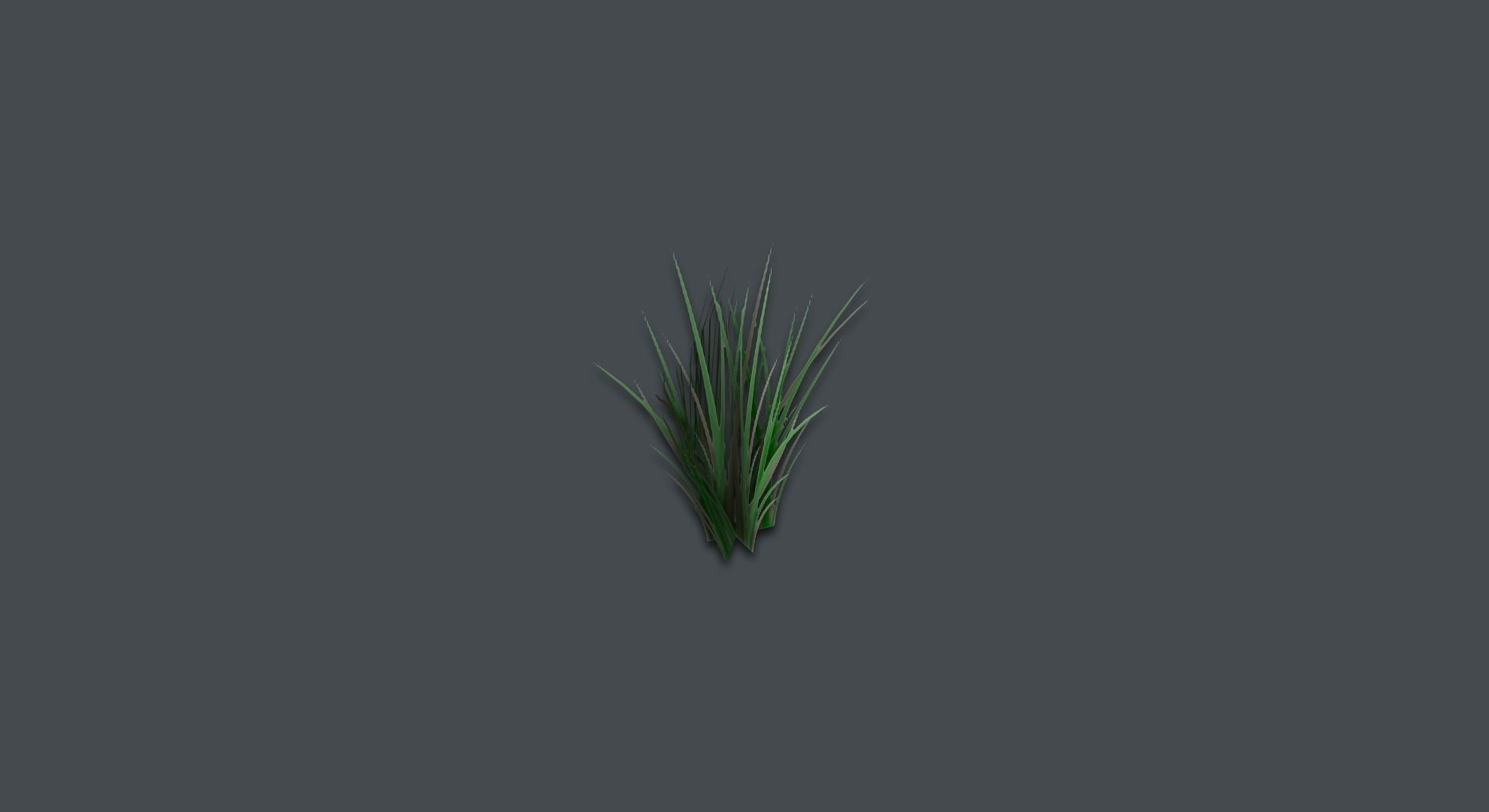 Grass Pack Low-poly 3D model_2