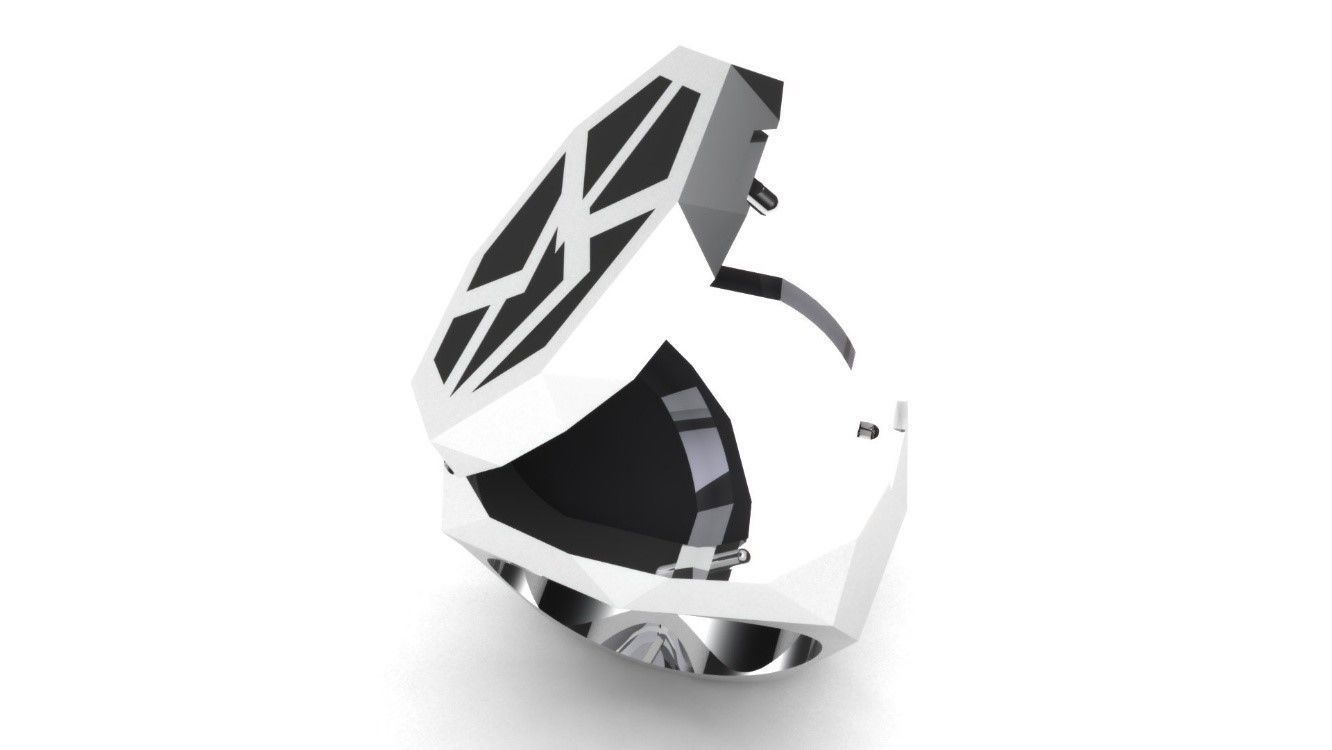 Mirror ring 3D print model_1