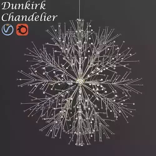 Dunkirk Chandelier by Hudson Valley Lighting