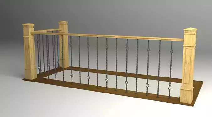 Handrail and Columns