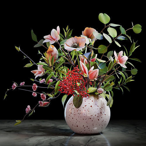 Bouquet 04 3D model