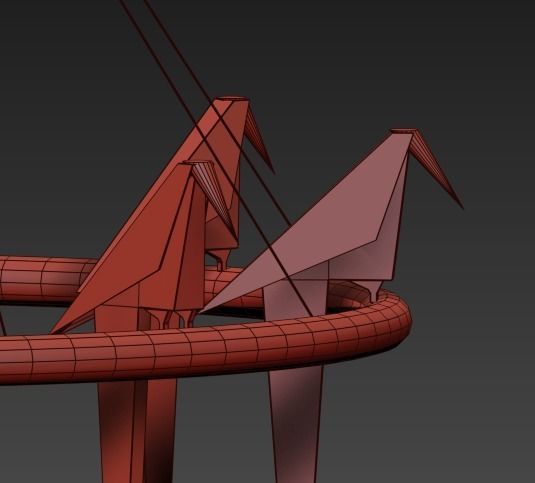 Perch Light Branch Grande 3D model_2