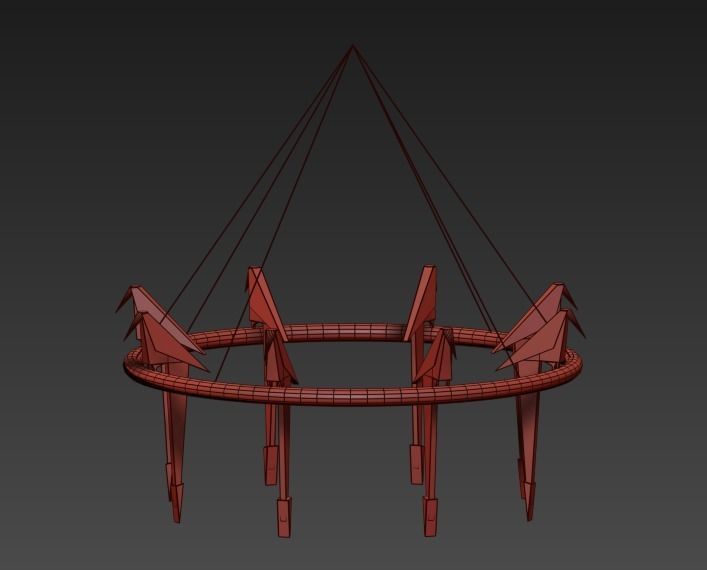 Perch Light Branch Grande 3D model_1