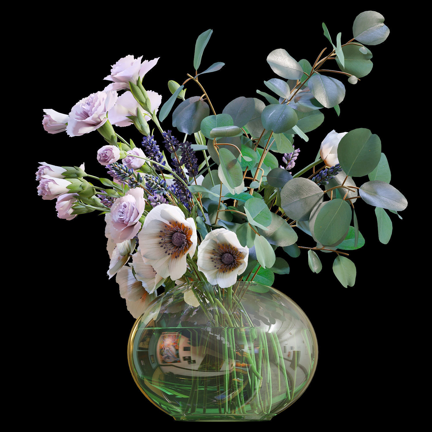 Bouquet 05 3D model_4