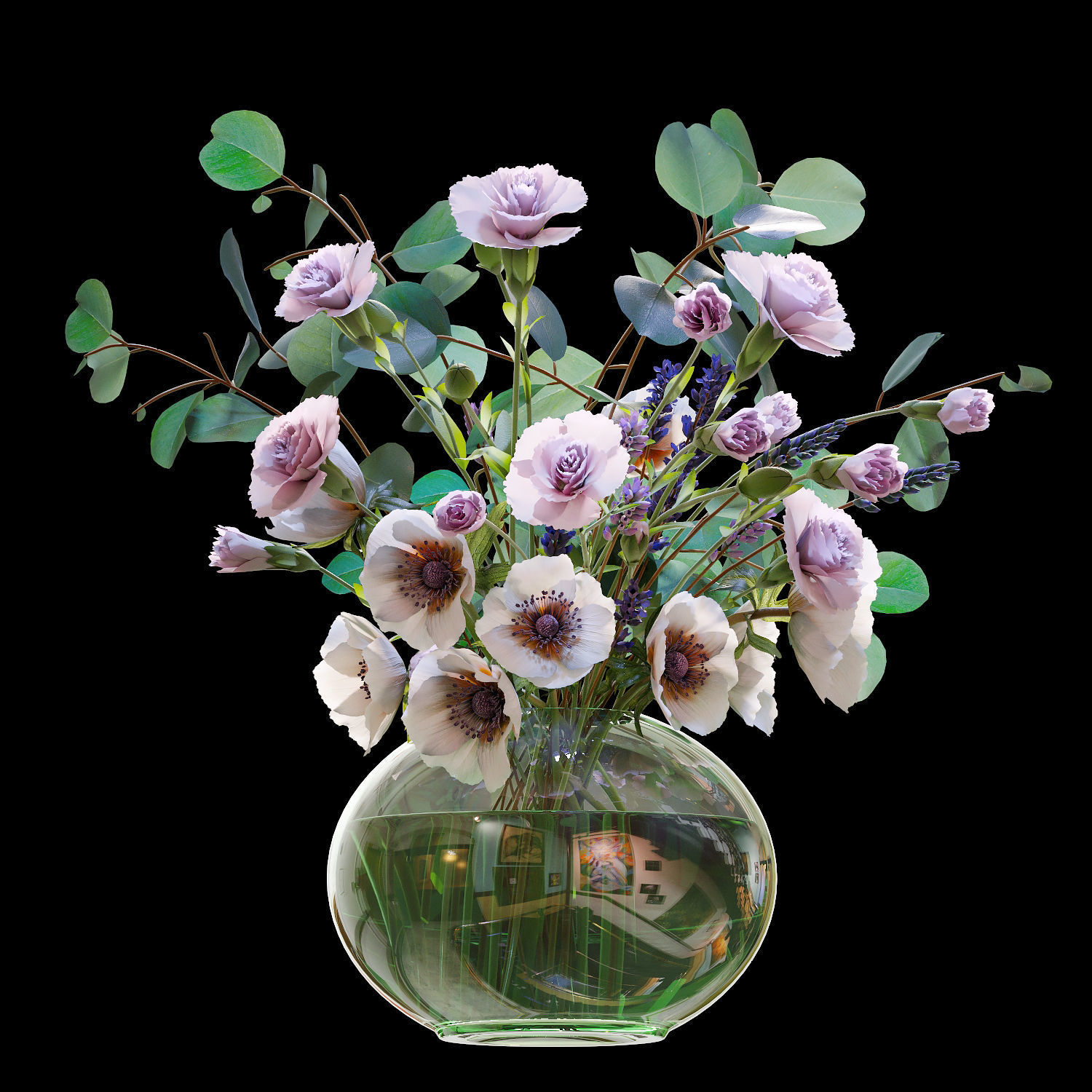 Bouquet 05 3D model_1