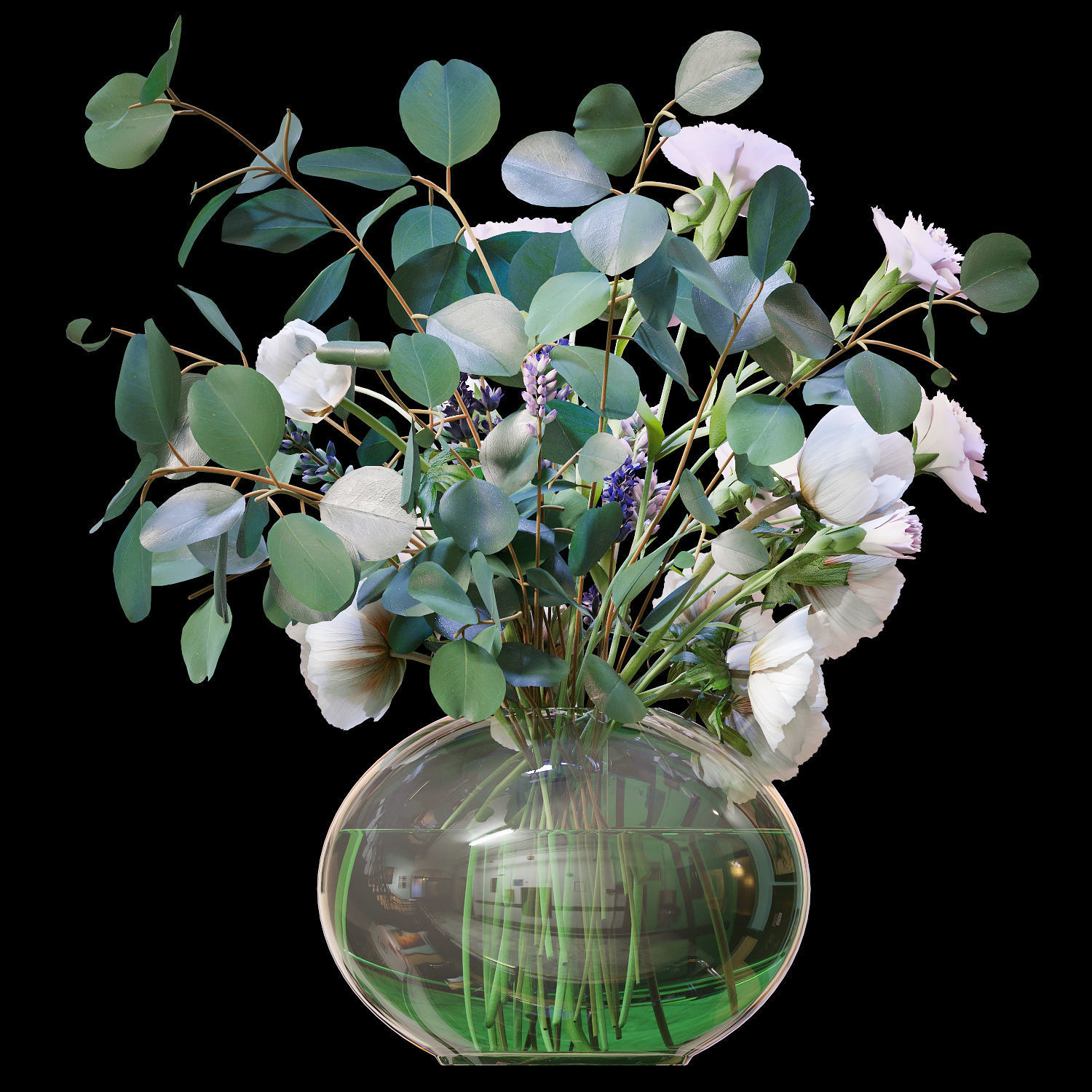 Bouquet 05 3D model_2