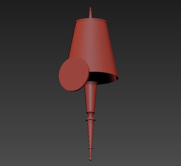 Robert Abbey Lighting W903 Jonathan Adler Versailles Wall Sconce 3D model_1