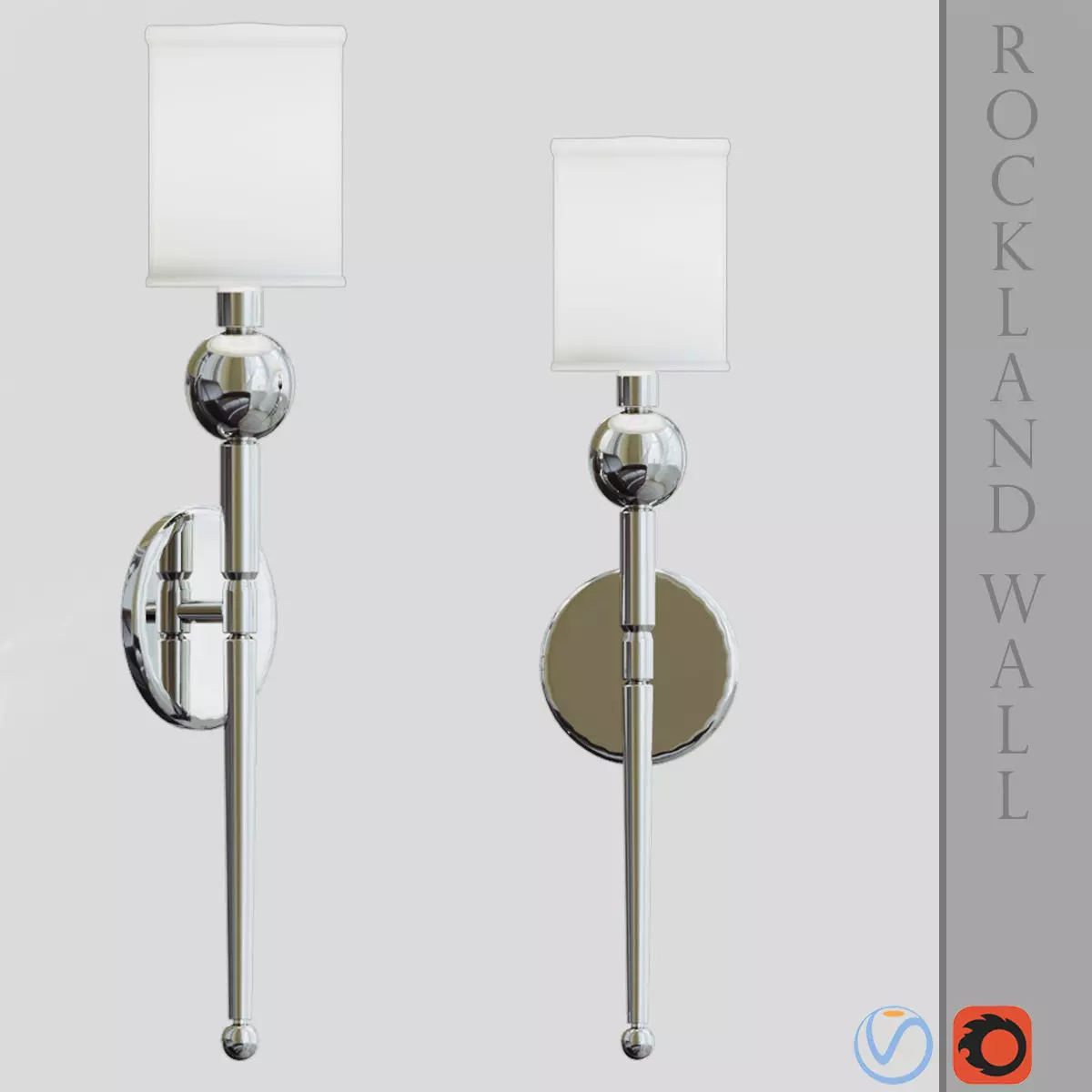 Rockland Wall Sconce by Hudson Valley Lighting 3D model_0