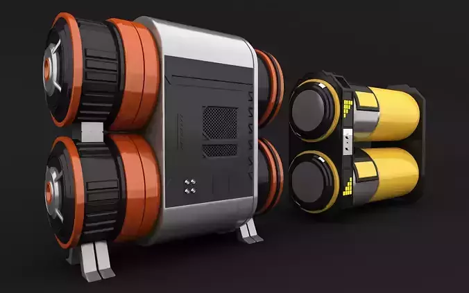 sci fi oil tanks free models