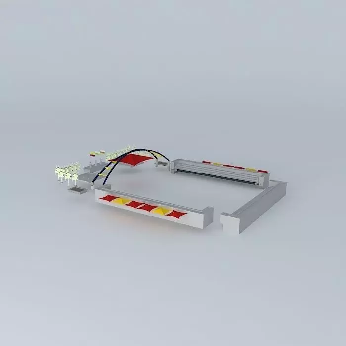 Jagual plaza Free 3D model